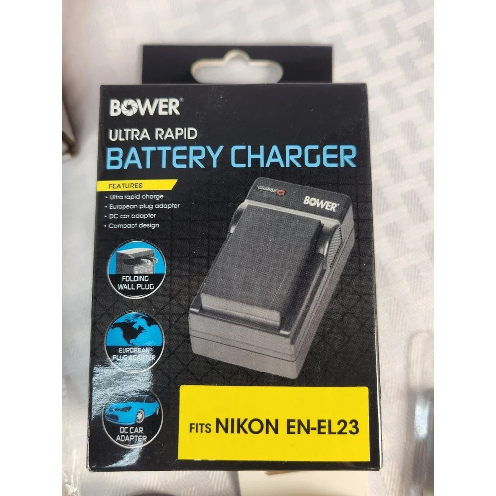 Nikon Accessories Lot New Charger, New Memory Card, New Battery, Plus Much More